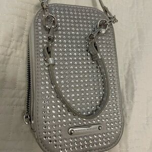 Studded silver bag